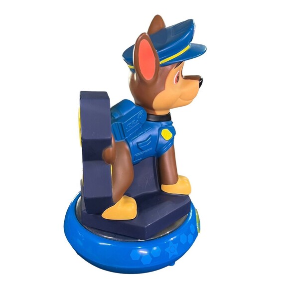 Paw Patrol Chase Bedside Table Night Light Nickelodeon - Picture 4 of 8